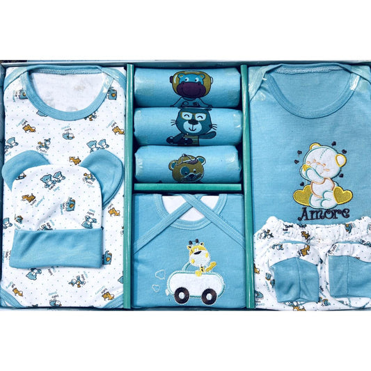 Newborn Baby 10 Pieces Gift Pack | 4 Products | 0-6 Month Baby
