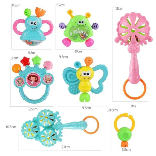 Hand Bell Children Developmental ABS Games  Baby Toys 0-12 Months